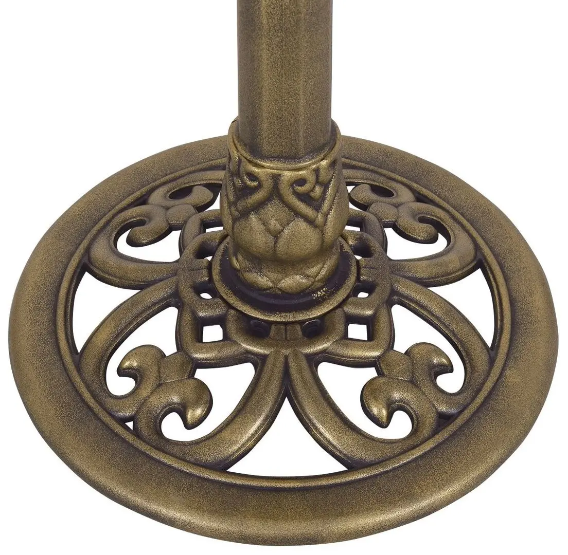 Декоративная поилка для птиц Costway PS6503 (Antique Bronze)