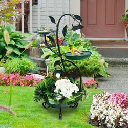 Bol decorativ pentru pasari Costway PZ10009QT (Green) Thumb