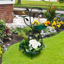 Bol decorativ pentru pasari Costway PZ10009QT (Green) Thumb