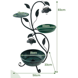 Bol decorativ pentru pasari Costway PZ10009QT (Green) Thumb