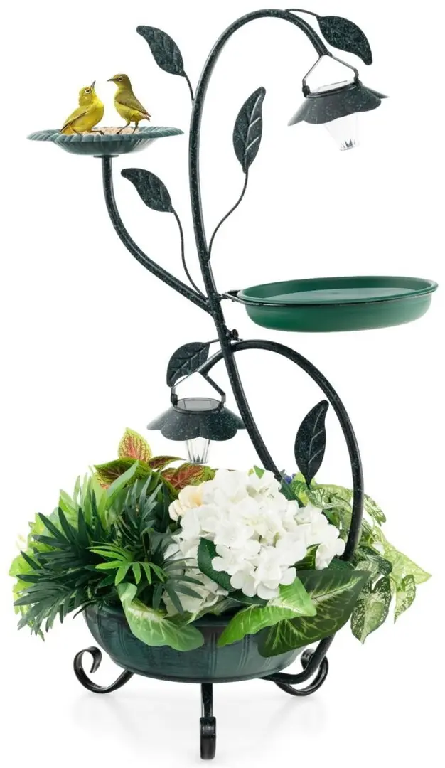 Bol decorativ pentru pasari Costway PZ10009QT (Green)