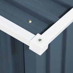 Casuta gradina Costway GT3382GR 213x130x173 (Grey) Thumb