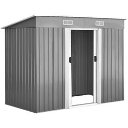 Casuta gradina Costway GT3416GR 238x131x181 (Grey)