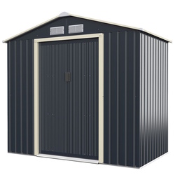 Casuta gradina Costway GT3731GR 213x127x195 (Grey)