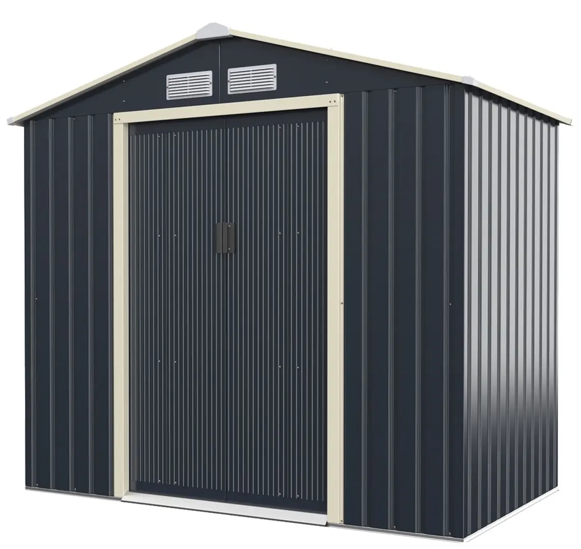 Casuta gradina Costway GT3731GR 213x127x195 (Grey)