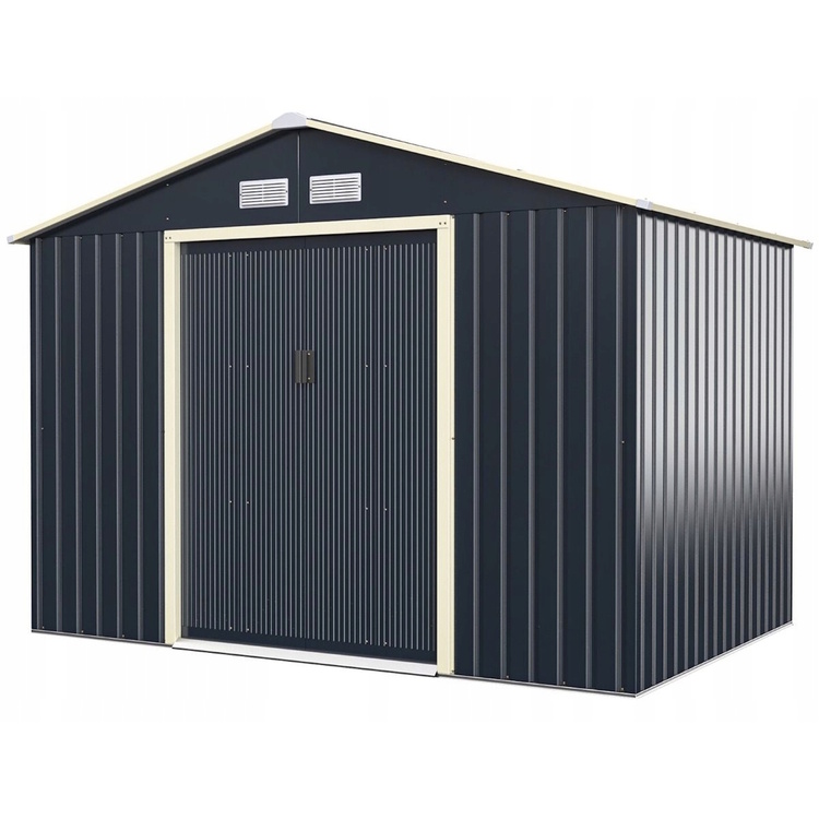 Casuta gradina Costway GT3732GR 277x191x202 (Grey)