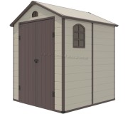 Сарай-хозблок Costway GT3858BE 176x226x180 (Brown/Beige)