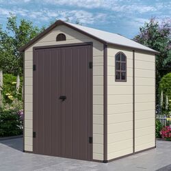 Casuta gradina Costway GT3858BE 176x226x180 (Brown/Beige) Thumb