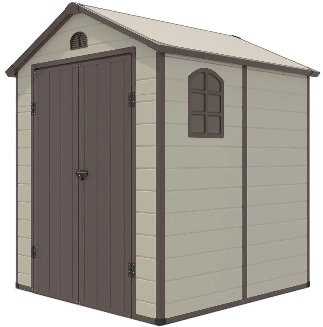 Casuta gradina Costway GT3858BE 176x226x180 (Brown/Beige)