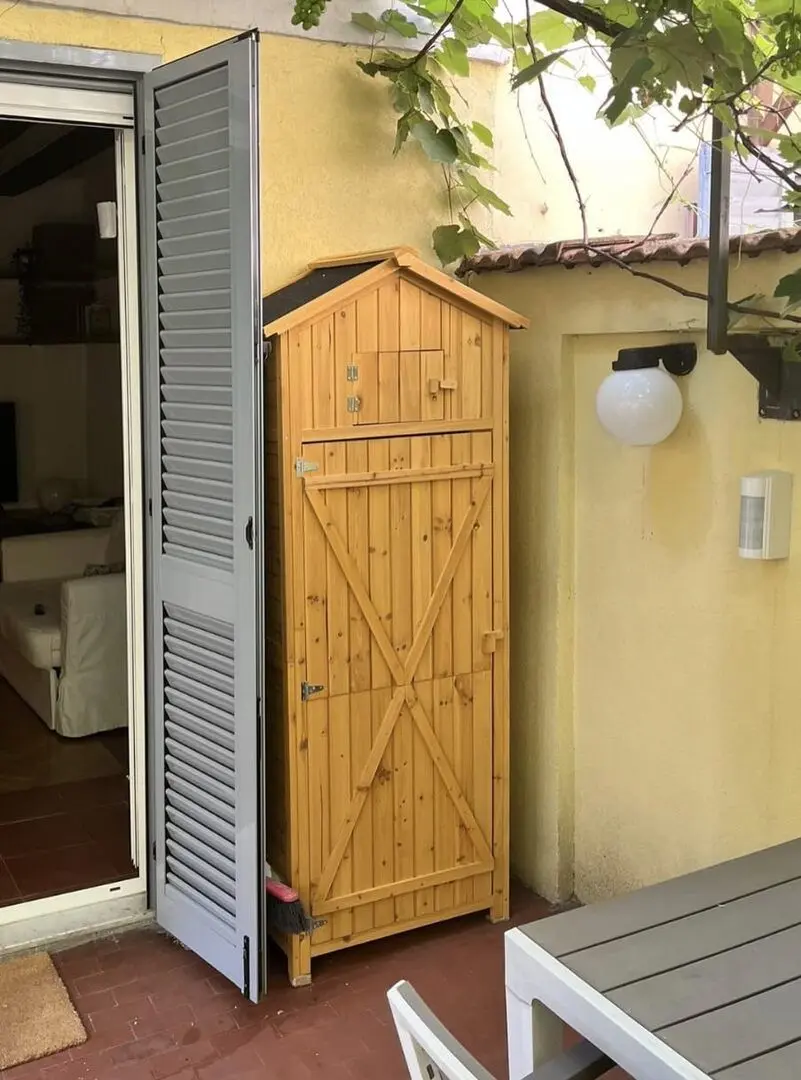 Casuta gradina Costway GT3918NA (Natural)