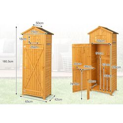 Casuta gradina Costway GT3918NA (Natural) Thumb