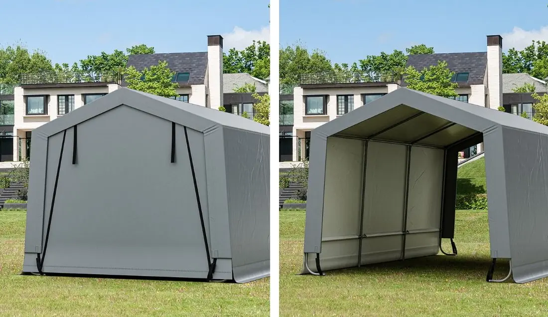 Cort de garaj Costway NP10685GR (Grey)