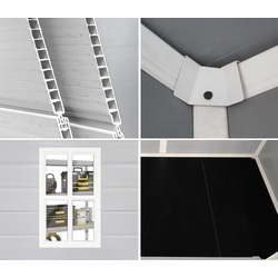 Casuta gradina Evotools 682658 151x91x192 (Grey) Thumb