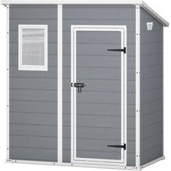 Casuta gradina Keter Manor Pent 183x111x200 (Grey/White)
