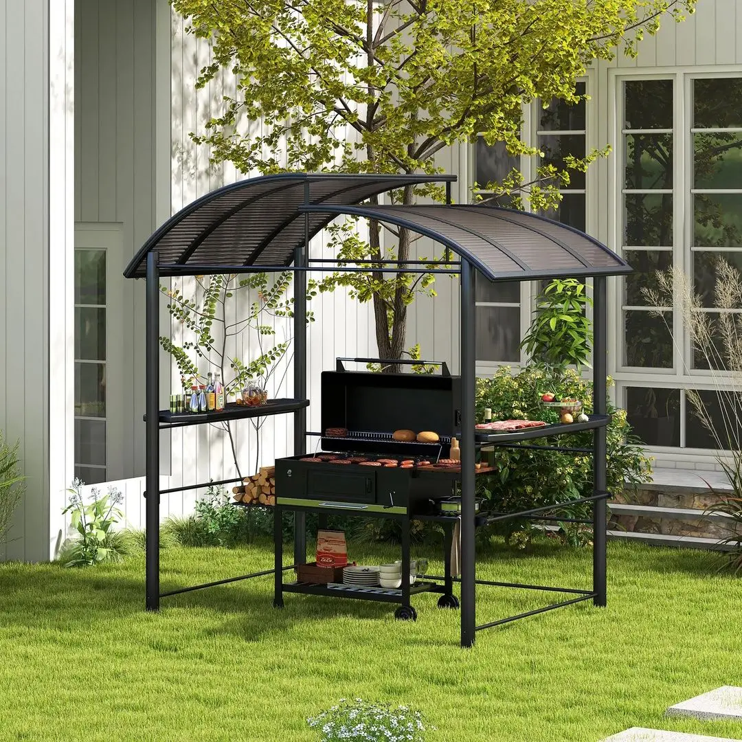 Pavilion pentru gratar Outsunny 84C-237V01CG (Dark Grey) - 6