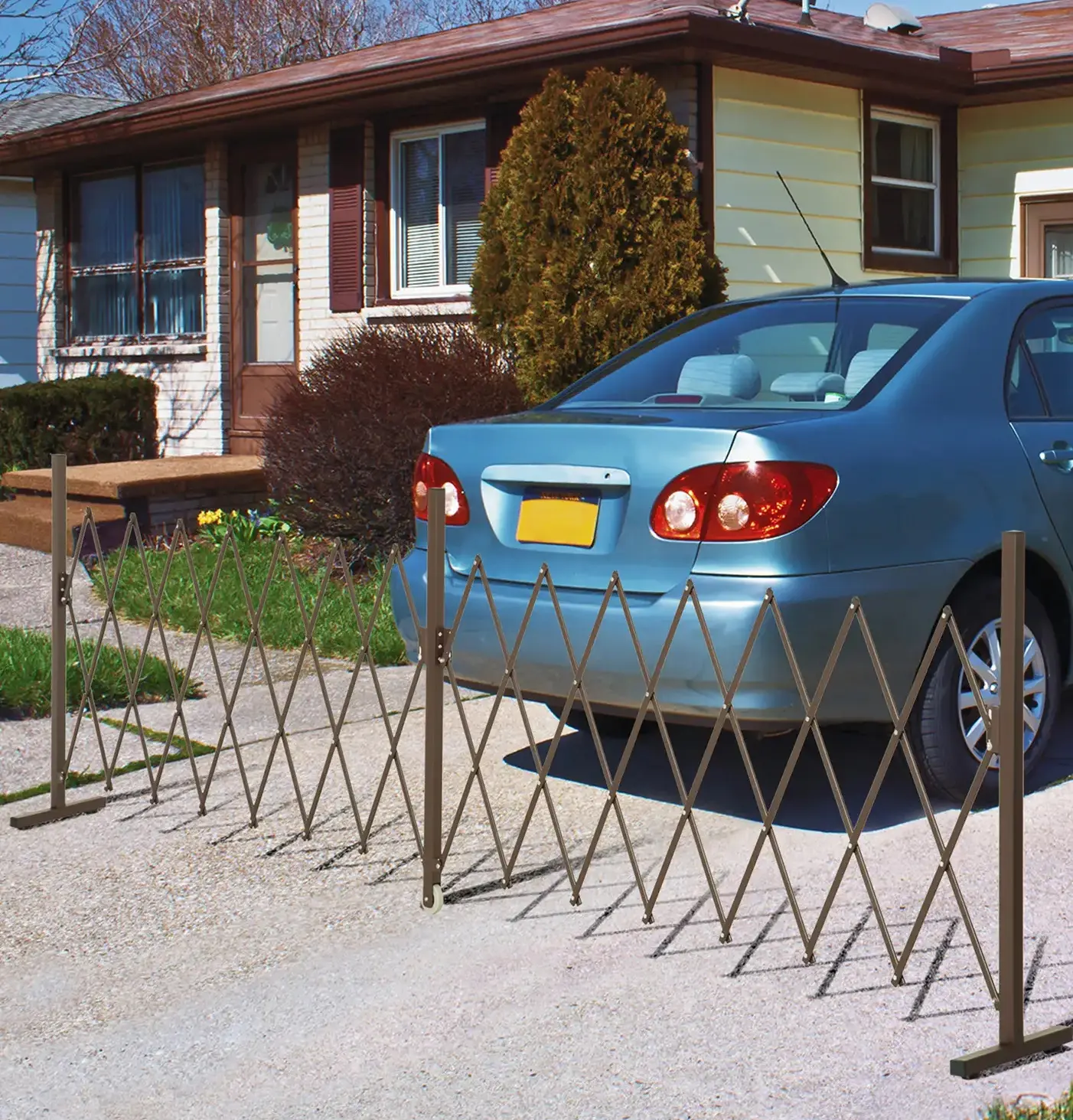 Gard glisant Outsunny 844-139 (Dark Brown) - 8