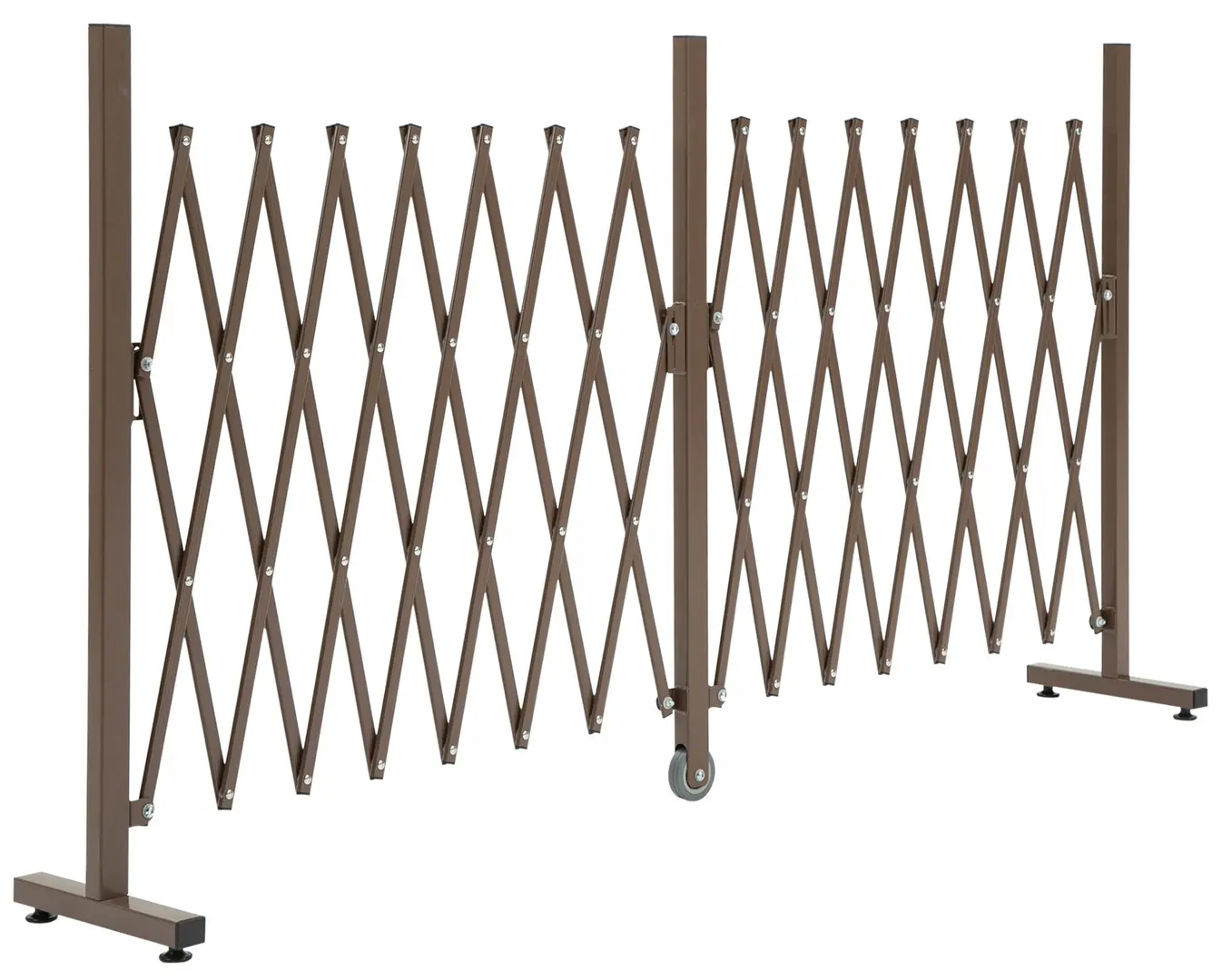 Gard glisant Outsunny 844-139 (Dark Brown)