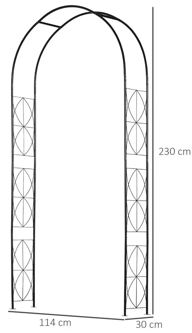 Arca de gradina Outsunny 844-281 (Black)