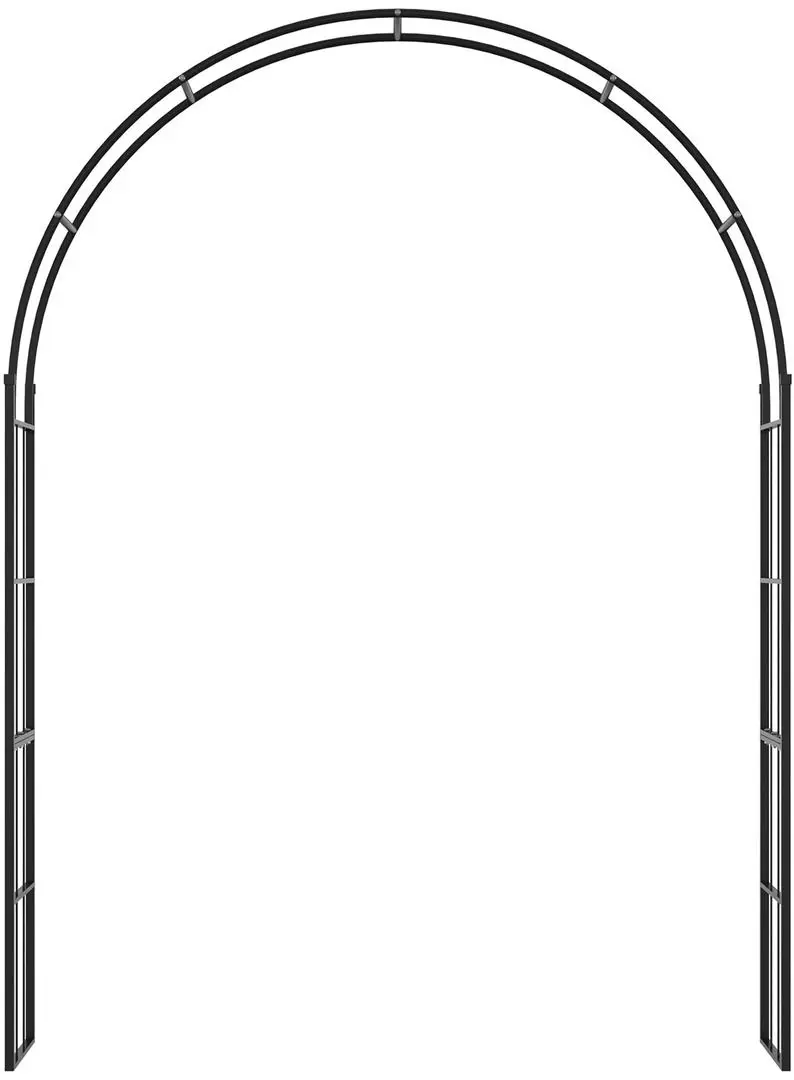 Arc de grădină Outsunny 844-674 (Black) - 2