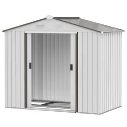 Casuta de gradina Outsunny 845-030WT 213x130x185 (White) Thumb