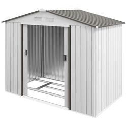 Casuta de gradina Outsunny 845-030WT 213x130x185 (White) Thumb