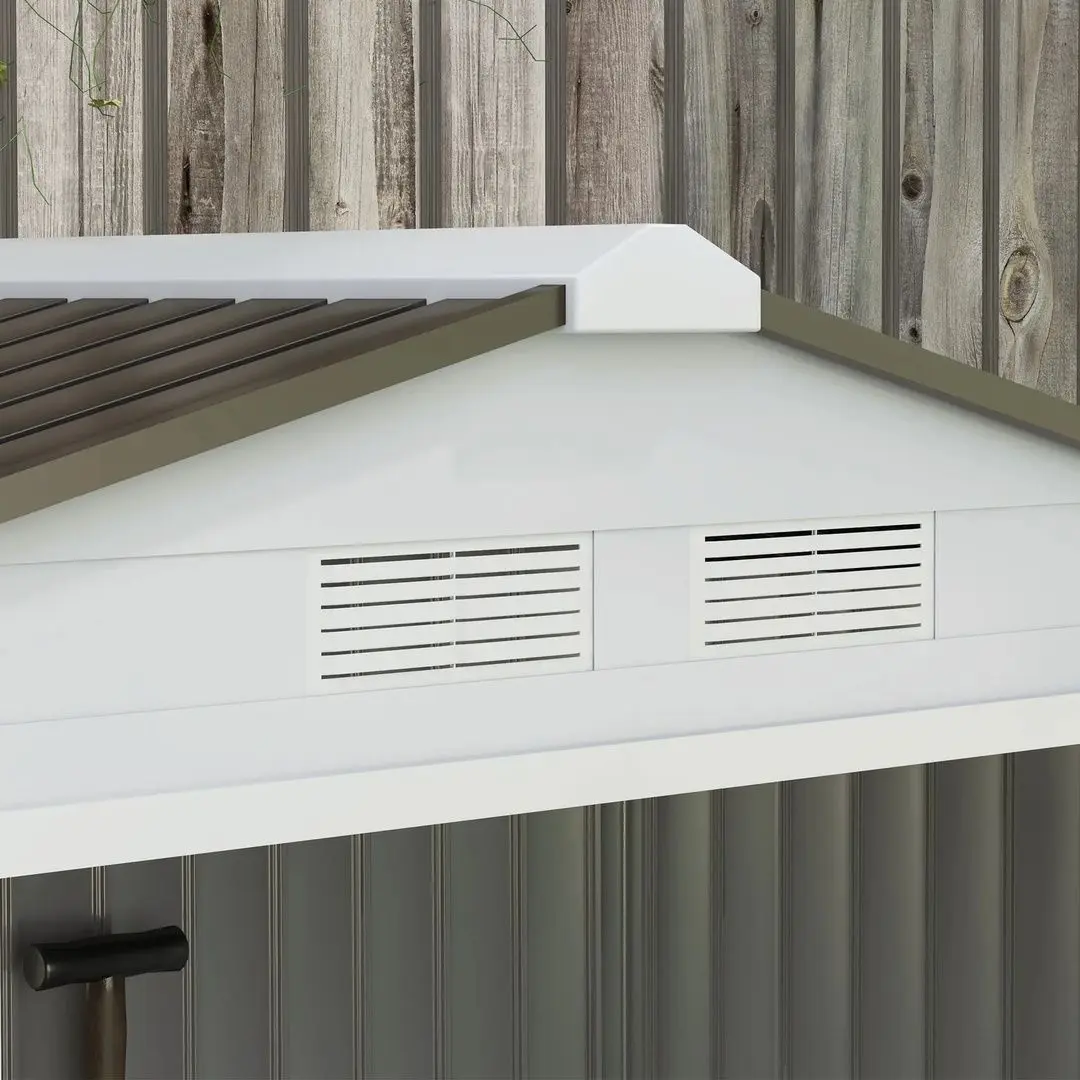 Casuta de gradina Outsunny 845-030WT 213x130x185 (White)