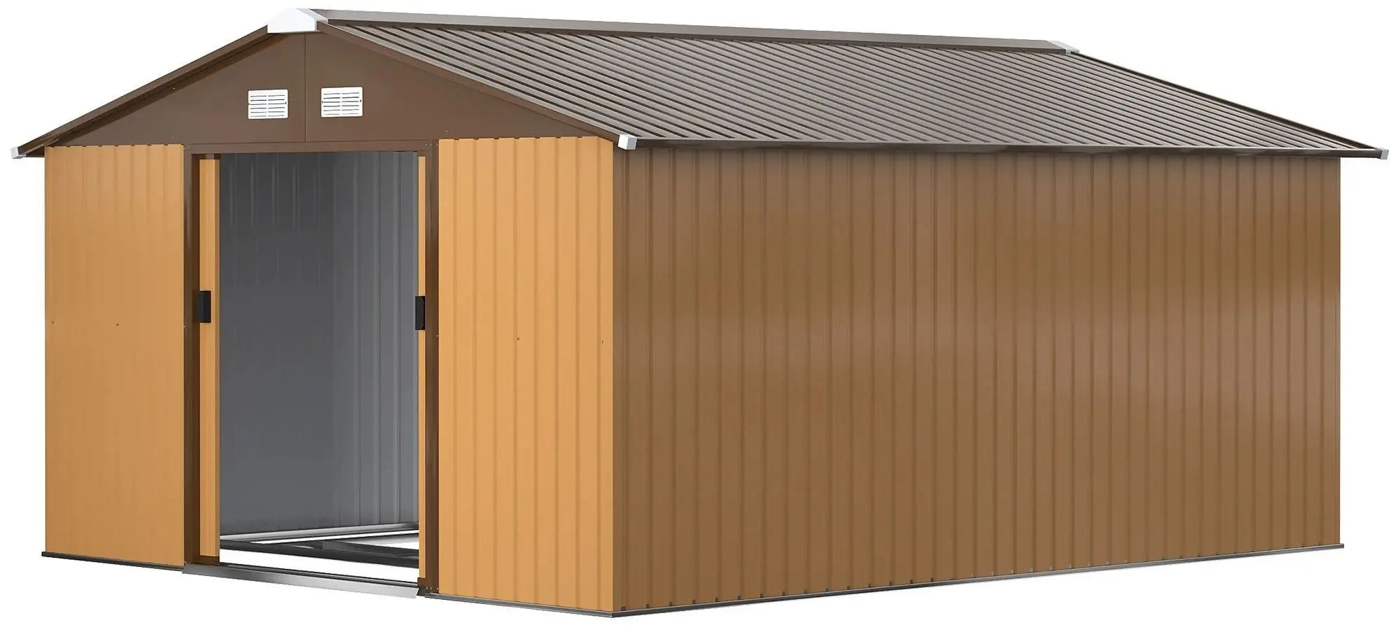 Casuta gradina Outsunny 845-031 340x386x200 (Brown)