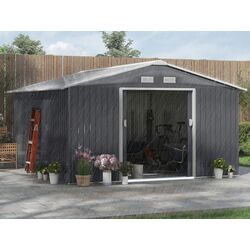 Casuta gradina Outsunny 845-031 340x386x200 (Grey) Thumb