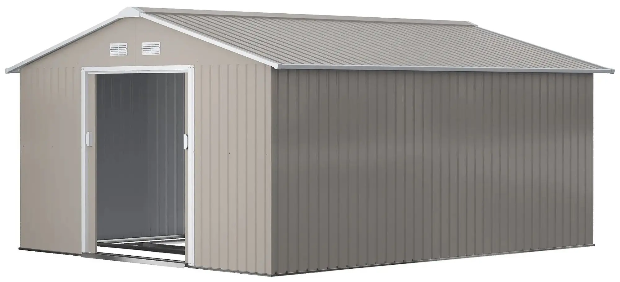 Casuta de gradina Outsunny 845-031V01LG 3.4x4x2 (Grey)