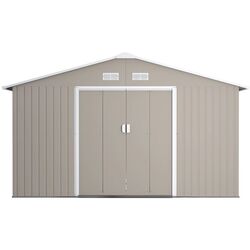 Casuta de gradina Outsunny 845-031V01LG 3.4x4x2 (Grey) Thumb