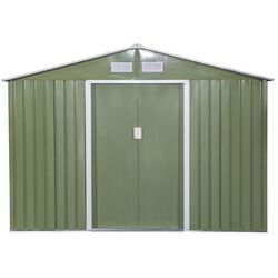 Сарай-хозблок Outsunny 845-031YG 277x195x192 Green) Thumb