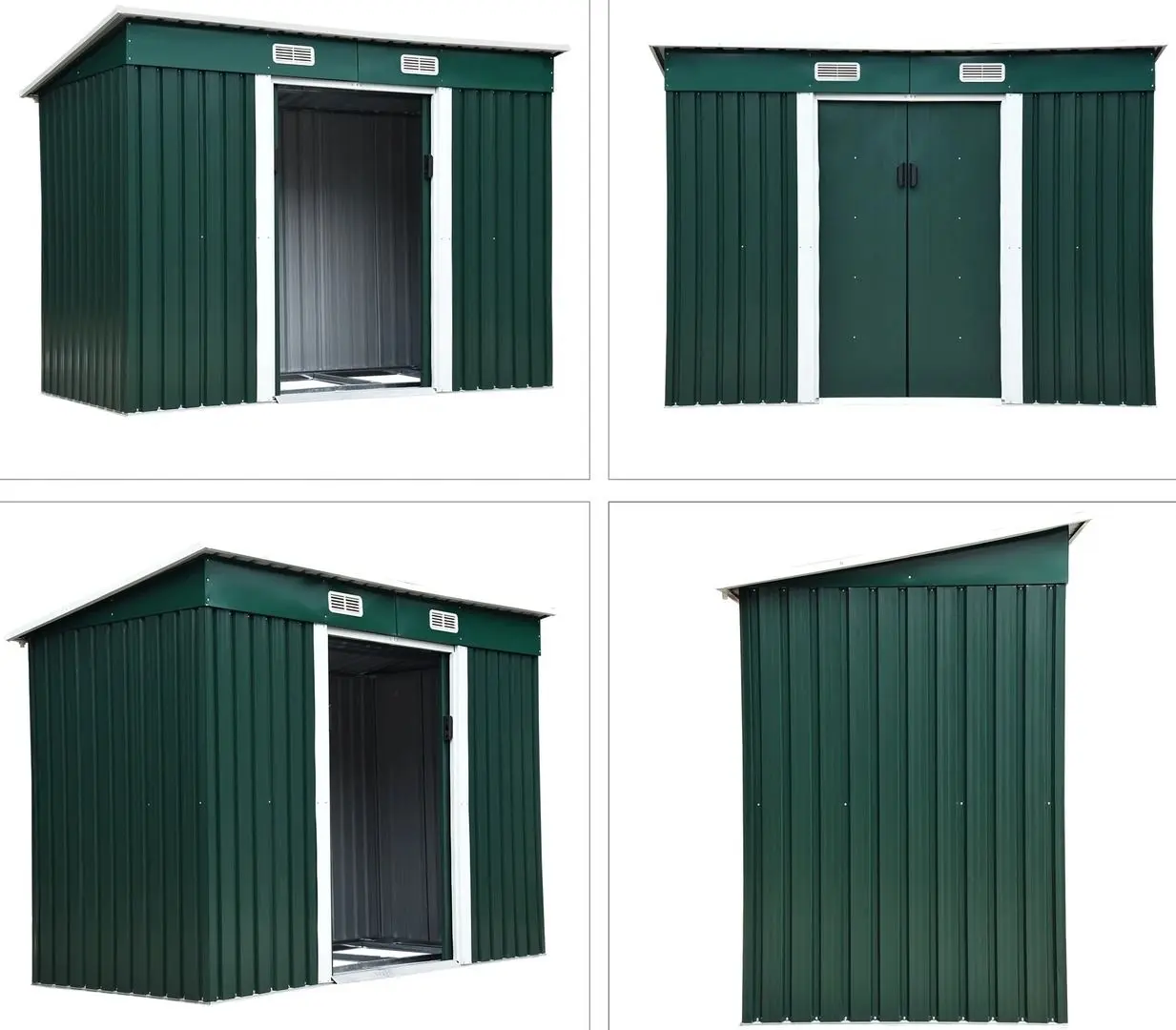 Casuta gradina Outsunny 845-079 269x131x182 (Green) - 3