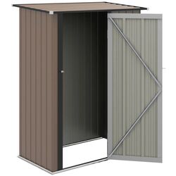 Сарай-хозблок Outsunny 845-328V01BN 142x84x189 (Brown) Thumb