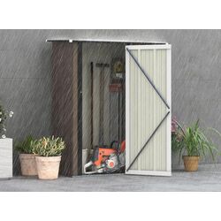 Сарай-хозблок Outsunny 845-328V01BN 142x84x189 (Brown) Thumb