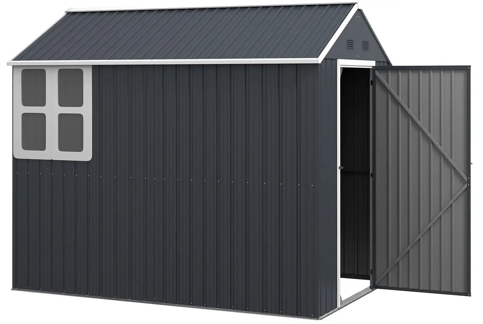 Casuta de gradina Outsunny 845-331V03CG 259x171x222 (Grey/White)