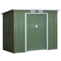 Casuta de gradina Outsunny 845-390 213x130x173 (Grey) Thumb