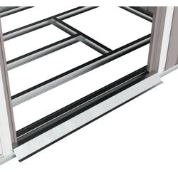 Сарай-хозблок Outsunny 845-390V00LG 213x130x172 (Grey) Thumb