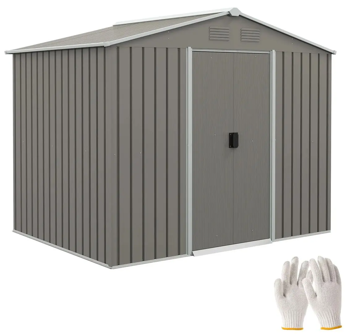 Casuta gradina Outsunny 845-429V00GY 236х174х190 (Grey)