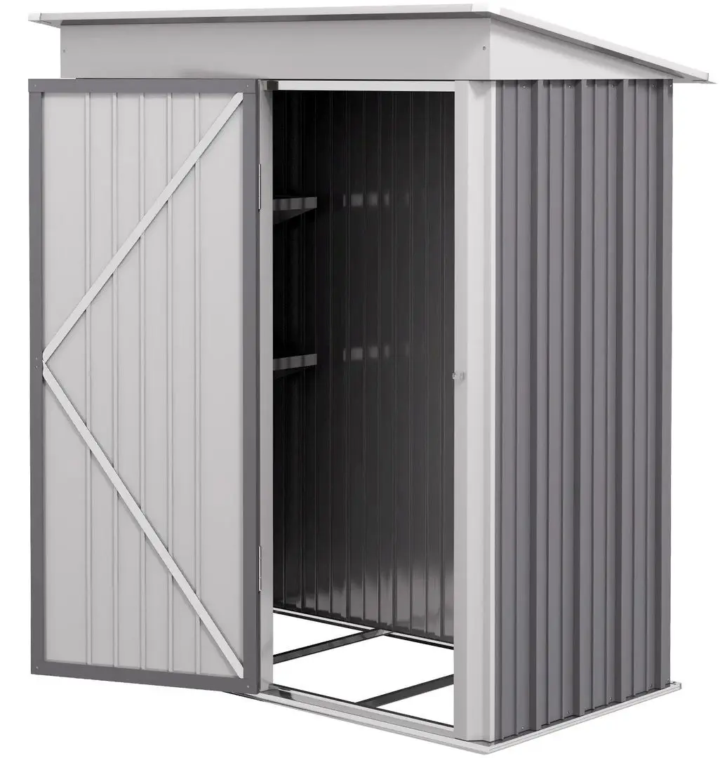 Сарай-хозблок Outsunny 845-840V01GY 161x95x181 (Grey/White)