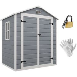 Casuta gradina Outsunny 845-953V00GY 183x134x210 (Grey) Thumb