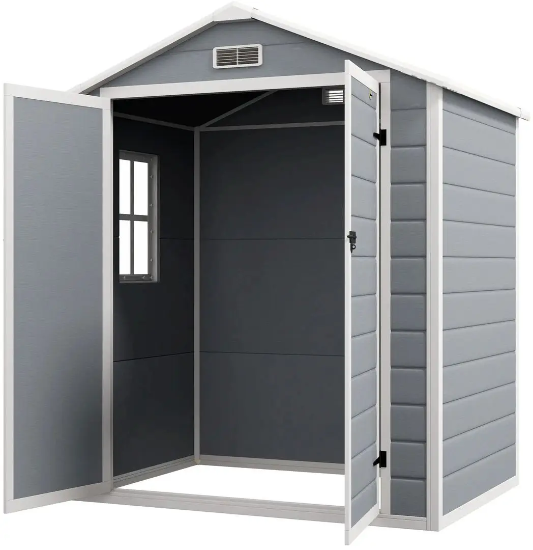 Casuta gradina Outsunny 845-953V00GY 183x134x210 (Grey)