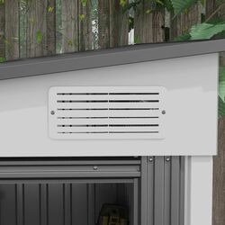 Casuta gradina Outsunny 845-983V00WT 154х206.5х181 (White) Thumb