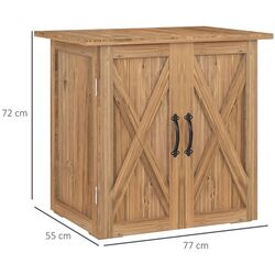 Casuta gradina Outsunny 84G-109V00BN 77x55x72 (Brown) Thumb