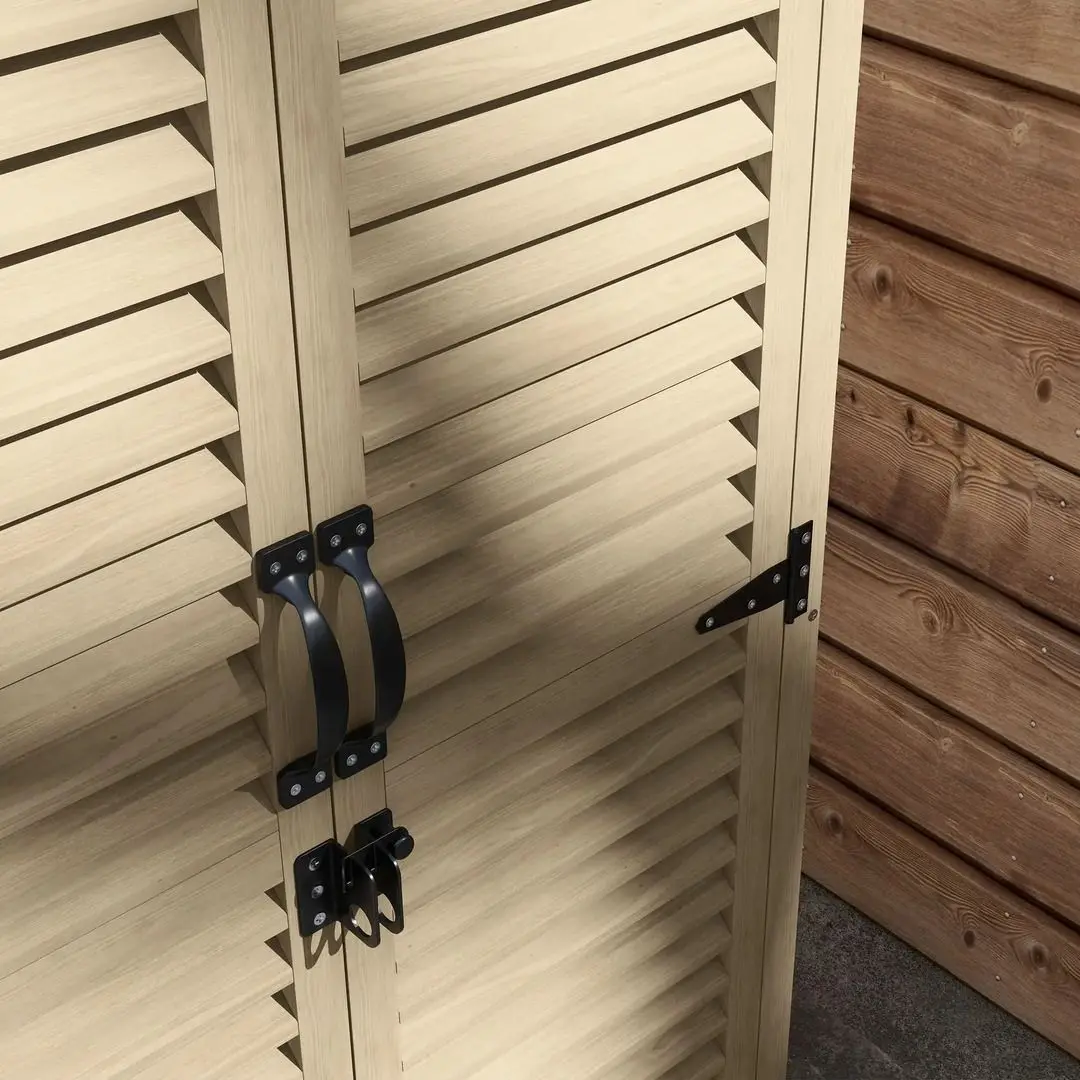 Сарай-хозблок Outsunny 84H-079V00ND 45x45x33.5 (Natural)