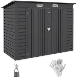 Casuta gradina Outsunny 84H-118 249x121x183 (Grey) Thumb