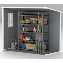 Casuta de gradina Outsunny 84H-156V00GY 238x125x183 (Grey) Thumb