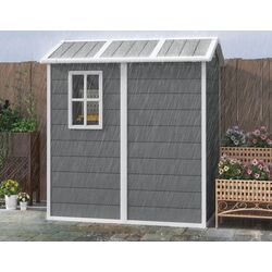 Casuta gradina Outsunny 84H-157 131x186x198 (Grey) Thumb