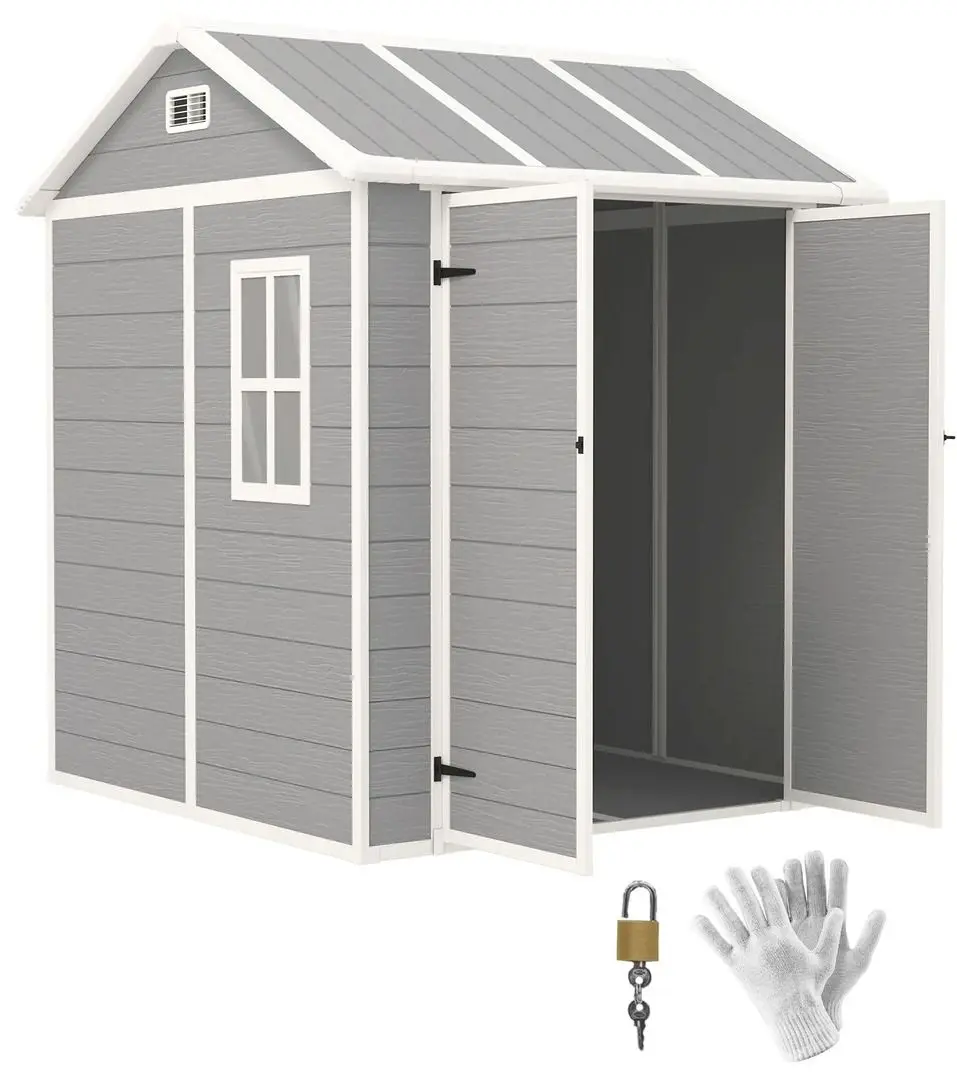 Casuta gradina Outsunny 84H-162 181x181x220 (Grey)