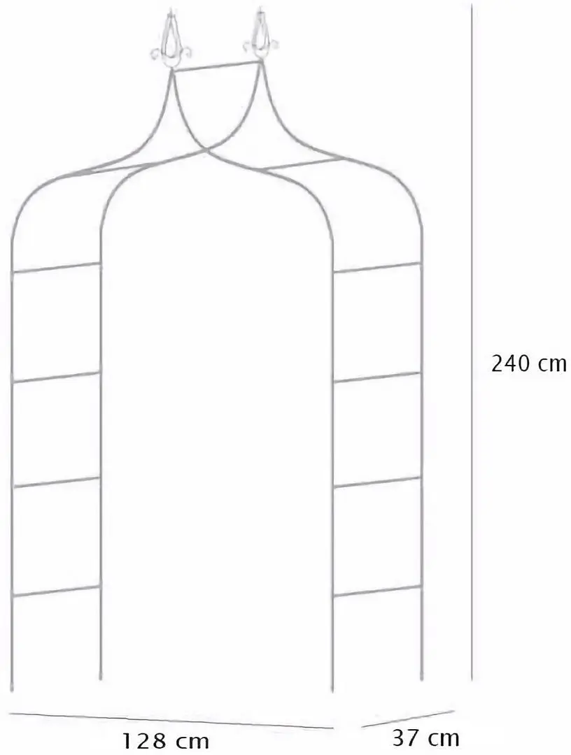 Садовая арка Procart Y1901 (Green) - 6