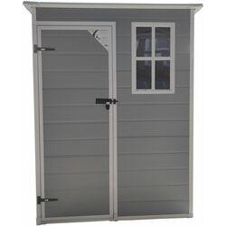 Сарай-хозблок Saska Garden 1061641 152x91x192.5cm (Grey) Thumb